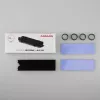 Axagon CLR-M2L10 Pasyvus aliumininis radiatorių šilumos šalintuvas M.2 SSD diskams, dydis 2280, aukštis 10 mm