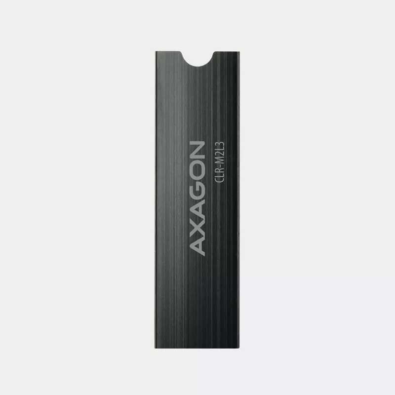 Axagon CLR-M2L3 Pasyvus aliumininis radiatoriuss M.2 SSD, dydis 2280, aukštis 3 mm