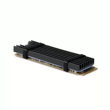 Axagon CLR-M2L6 Pasyvus aliumininis radiatoriaus šilumos šalintuvas M.2 SSD diskams, dydis 2280, aukštis 6 mm