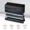 Axagon CLR-M2XL Pasyvus aliumininis radiatorius vienpusiams ir dvipusiams M.2 SSD diskams, dydis 2280, aukštis 36 mm