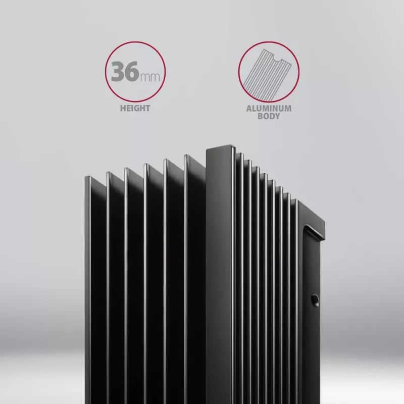Axagon CLR-M2XL Pasyvus aliumininis radiatorius vienpusiams ir dvipusiams M.2 SSD diskams, dydis 2280, aukštis 36 mm