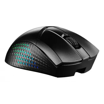 MSI CLUTCH GM51 LENGVAS BELAIDIS pelė žaidimams Dešiniarankė RF belaidis + Bluetooth + USB Type-C Optinis 26000 DPI