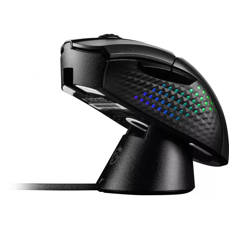 MSI CLUTCH GM51 LENGVAS BELAIDIS pelė žaidimams Dešiniarankė RF belaidis + Bluetooth + USB Type-C Optinis 26000 DPI