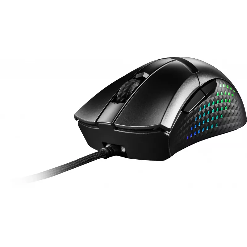 MSI CLUTCH GM51 LENGVAS BELAIDIS pelė žaidimams Dešiniarankė RF belaidis + Bluetooth + USB Type-C Optinis 26000 DPI
