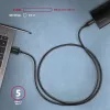 USB laidas Axagon BUCM3-AM10AB USB 3.2 Gen 1 1 m USB C USB A juodas