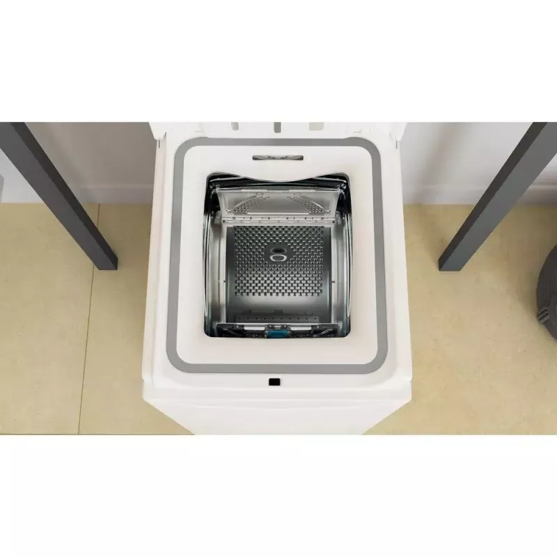 Whirlpool NTDLR 7220SS PL/N skalbimo mašina, viršutinis pakrovimas, 7 kg, 1200 aps./min., balta