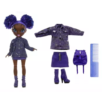 Rainbow High Junior High Lėlė 2 serija – Krystal, Mados lėlė, Mergaitė, 6 m., Berniukas/Mergaitė, 230 mm, Įvairiaspalvė