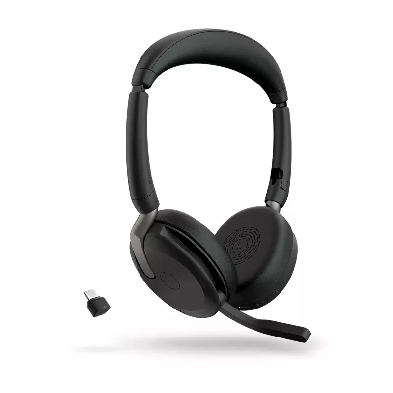 Jabra Evolve2 65 Flex - Link380c UC Stereo (belaidis įkrovimas)