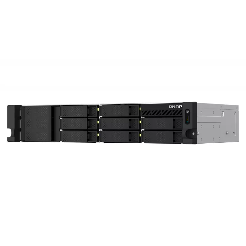 QNAP TS-864EU-8G NAS / saugojimo serveris Rack (2U) Intel® Celeron® 8 GB DDR4 0 TB QNAP Turbo System juodos spalvos