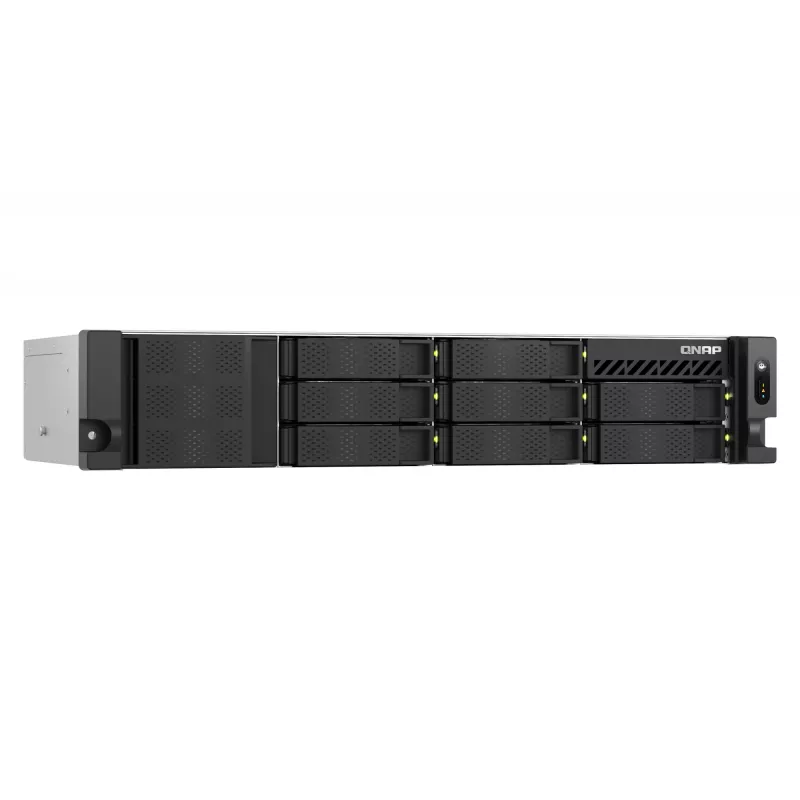 QNAP TS-855EU-RP NAS Rack (2U) Intel Atom® C5125 8 GB DDR4 0 TB QuTS hero Juoda