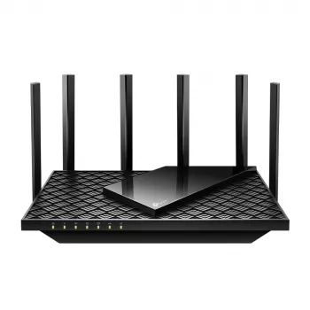 TP-Link Archer AX5400 Multi-Gigabit WiFi 6 maršrutizatorius, Wi-Fi 6 (802.11ax), dviejų juostų (2,4 GHz / 5 GHz), Ethernet LAN, juodas, stalinis / ant stulpo