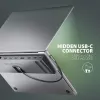 Docking stotelė Axagon HMC-4KX3 USB-C 5Gbps hub, 3x USB-A, 2x HDMI, DP, RJ-45, SD/microSD, garsas, PD 100W, kabelis 40cm
