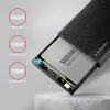 Išorinis HDD/SSD dėklas Axagon EE25-GTR USB-C 3.2 Gen 2 juodas 2.5 colio