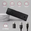 Axagon EE35-GTR USB-C 5Gbps - SATA 6G, 3.5 inch briaunota dėžė JUODA - USB Type C išorinis HDD korpusas 3.5 colio