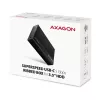 Axagon EE35-GTR USB-C 5Gbps - SATA 6G, 3.5 inch briaunota dėžė JUODA - USB Type C išorinis HDD korpusas 3.5 colio