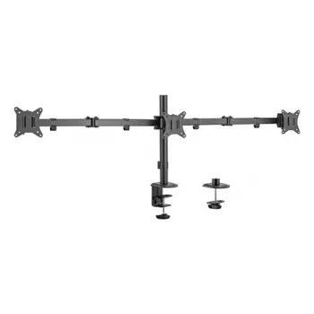 Stalinis monitoriaus laikiklis Gembird MA-D3-01, viena ranka, VESA 75x75–100x100, iki 7 kg, 17–27 colių ekranams, juodas