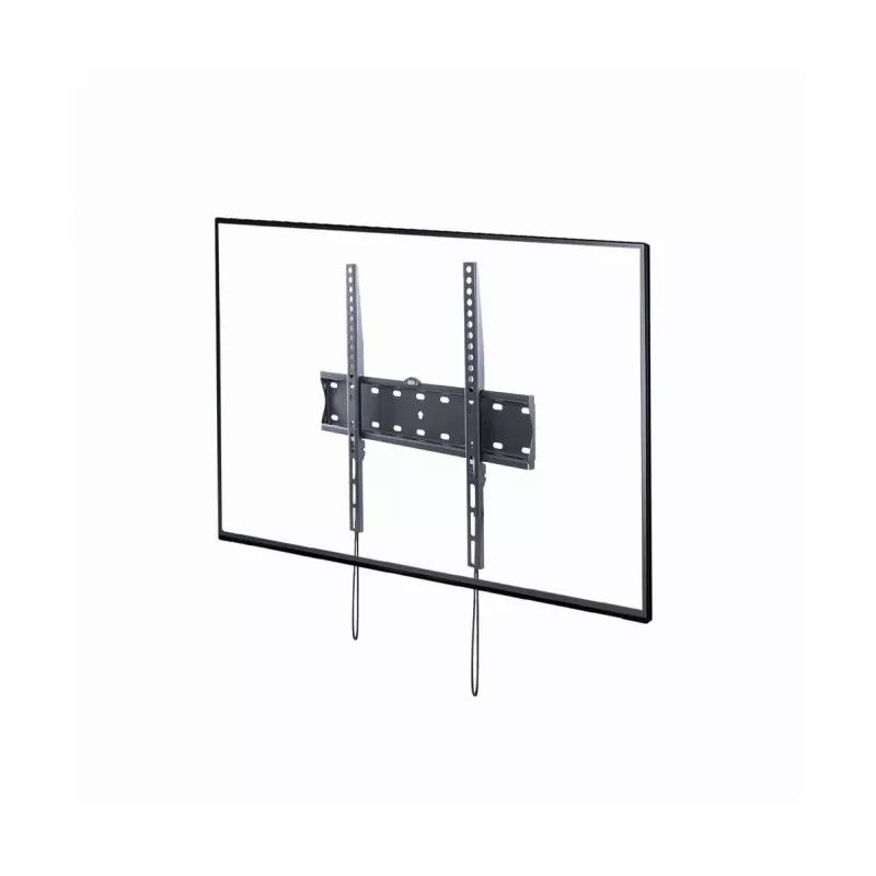 TV laikiklis Gembird WM-55F-02 juodas, 32–55 colių, max 40 kg, VESA 200x200–400x400, plonas 2,5 cm