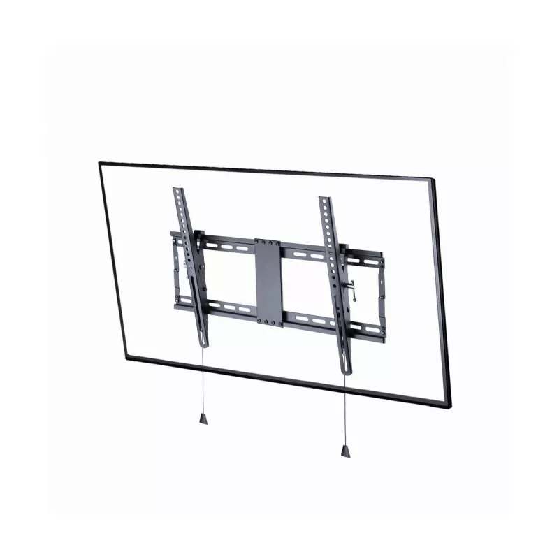 Sieninis TV laikiklis GEMBIRD WM-80T-01 37–80 colių ekranams, plieninis, pakreipimas -12°/+3°, VESA 200x200–600x400, 70 kg
