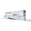 Fiksuotas TV laikiklis Gembird WM-90F-01 sienai, 43–90 colių, VESA 800x400, 70 kg, juodas