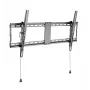 Sieninis TV laikiklis Gembird WM-90T-01 43–90 colių ekranams, VESA 200x200–800x400, pakreipimas -12°–3°, 70 kg talpa, juodas
