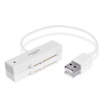 Axagon ADSA-1S USB 2.0 korpusas 2.5 inch SATA HDD/SSD, baltas