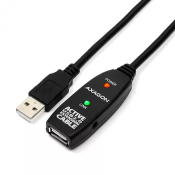 Aktyvus USB 2.0 ilginimo kabelis Axagon ADR-205 (A-M -> A-F) 5 m
