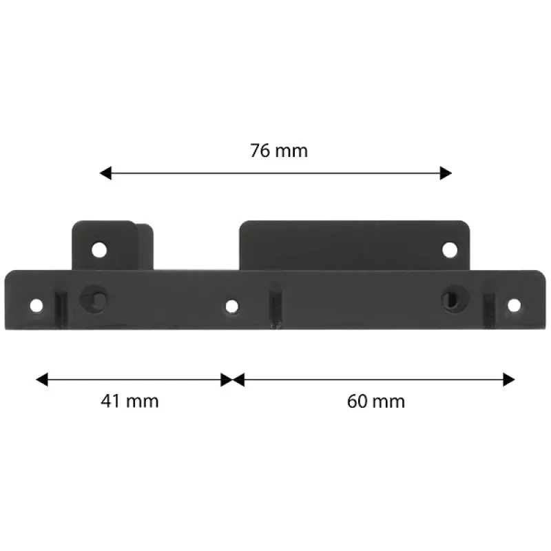 Axagon RHD-225 metalinis rėmas 2x 2,5 colio HDD/SSD į 3,5 colio lizdą, ventiliatoriaus tvirtinimas