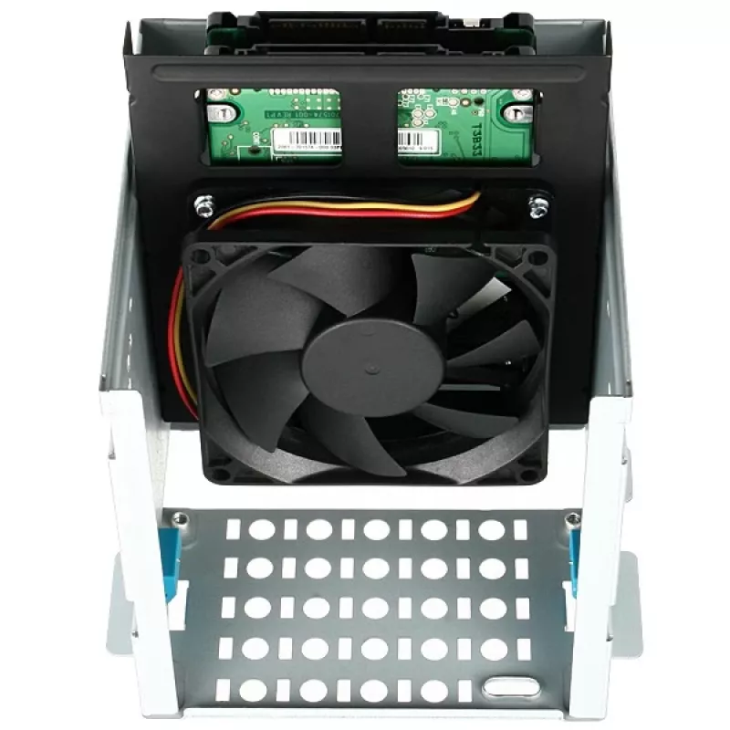 Axagon RHD-225 metalinis rėmas 2x 2,5 colio HDD/SSD į 3,5 colio lizdą, ventiliatoriaus tvirtinimas