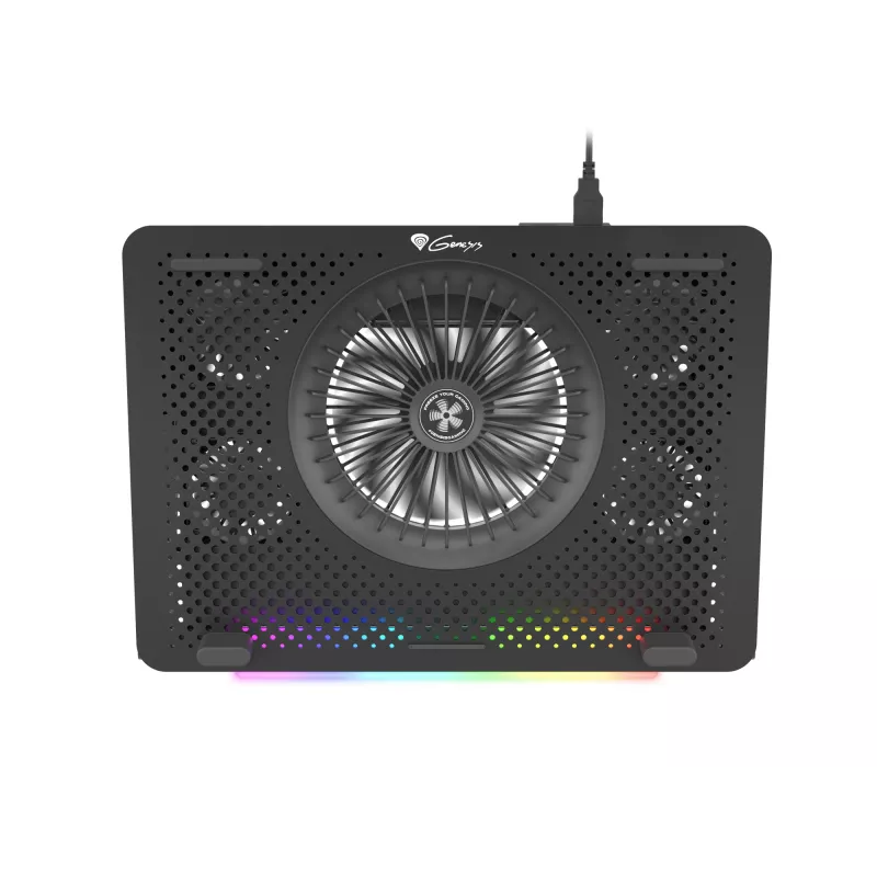 GENESIS Oxid 450 aušinimo padėklas nešiojamam kompiuteriui 39,6 cm (15,6 colio) 2400 RPM Juodas