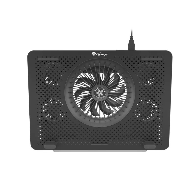 GENESIS Oxid 450 aušinimo padėklas nešiojamam kompiuteriui 39,6 cm (15,6 colio) 2400 RPM Juodas
