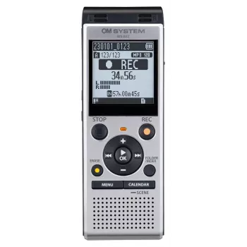 OLYMPUS IMAGE SYSTEMS diktofonas Ws-882 stereo 4GB sidabrinis su baterijomis