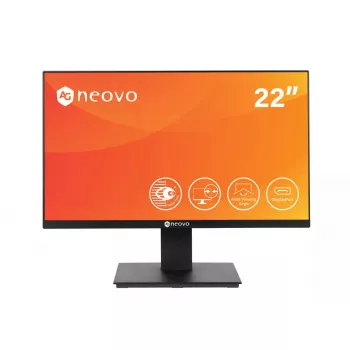 AG Neovo LA-2202 monitor 54,6 cm (21,5 colio) 1920 x 1080 pikselių Full HD LCD juodas