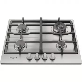 Whirlpool TGML 661 IX R įmontuojama dujinė kaitlentė, nerūdijantis plienas, 58 cm, 4 zonos