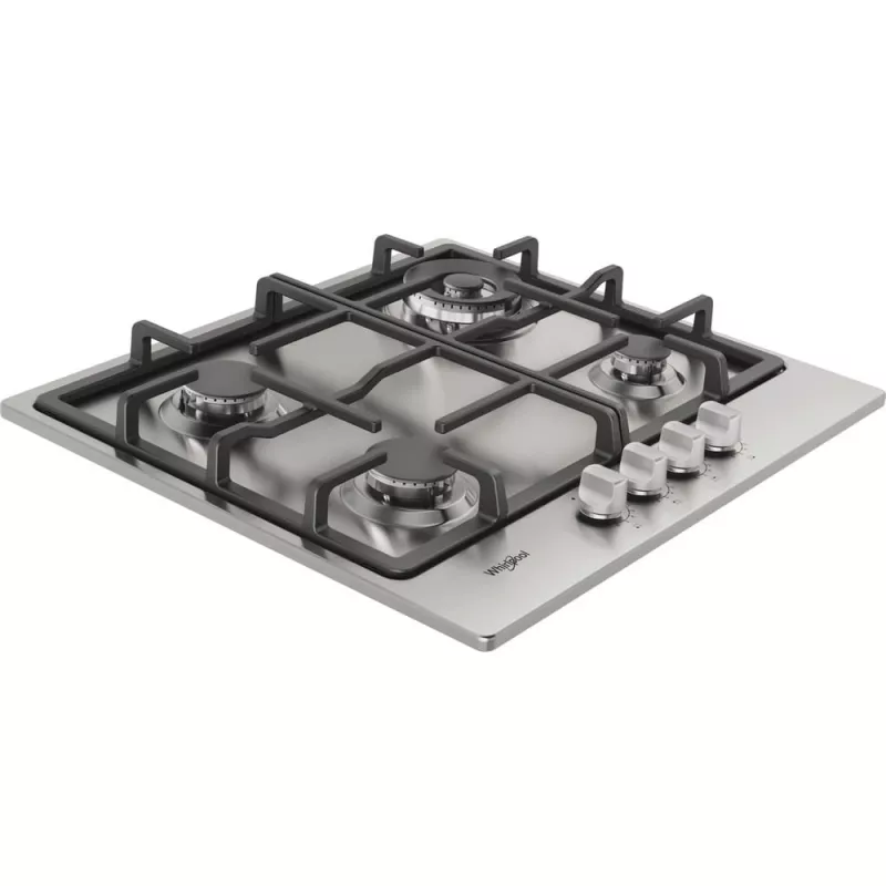 Whirlpool TGML 661 IX R įmontuojama dujinė kaitlentė, nerūdijantis plienas, 58 cm, 4 zonos