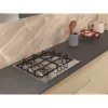 Whirlpool TGML 661 IX R įmontuojama dujinė kaitlentė, nerūdijantis plienas, 58 cm, 4 zonos