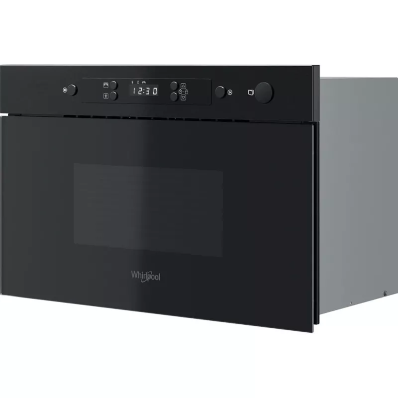 Whirlpool MBNA900B Juoda Įmontuojama Solo Mikrobangų Krosnelė 22 L 750 W