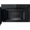Whirlpool MBNA900B Juoda Įmontuojama Solo Mikrobangų Krosnelė 22 L 750 W