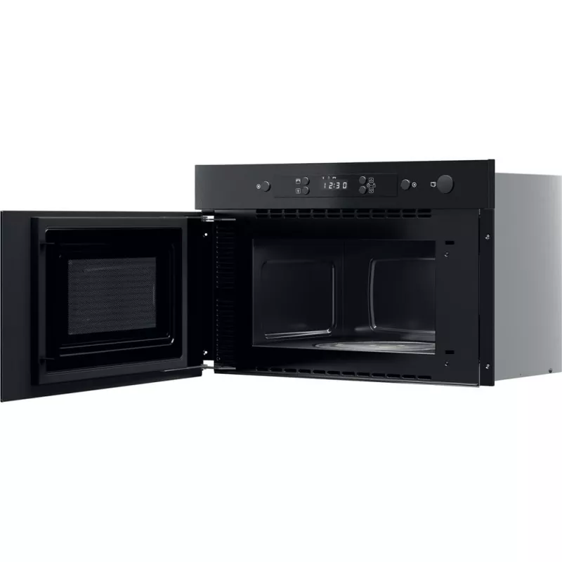 Whirlpool MBNA900B Juoda Įmontuojama Solo Mikrobangų Krosnelė 22 L 750 W