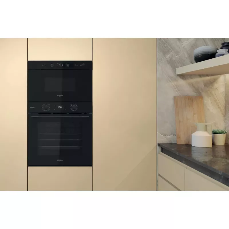 Whirlpool MBNA900B Juoda Įmontuojama Solo Mikrobangų Krosnelė 22 L 750 W