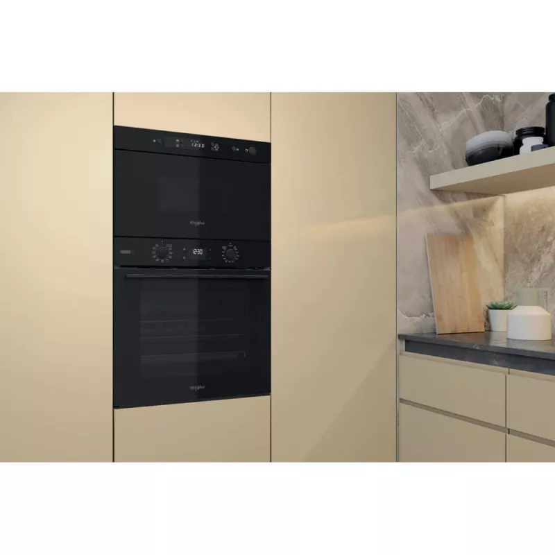 Whirlpool MBNA900B Juoda Įmontuojama Solo Mikrobangų Krosnelė 22 L 750 W
