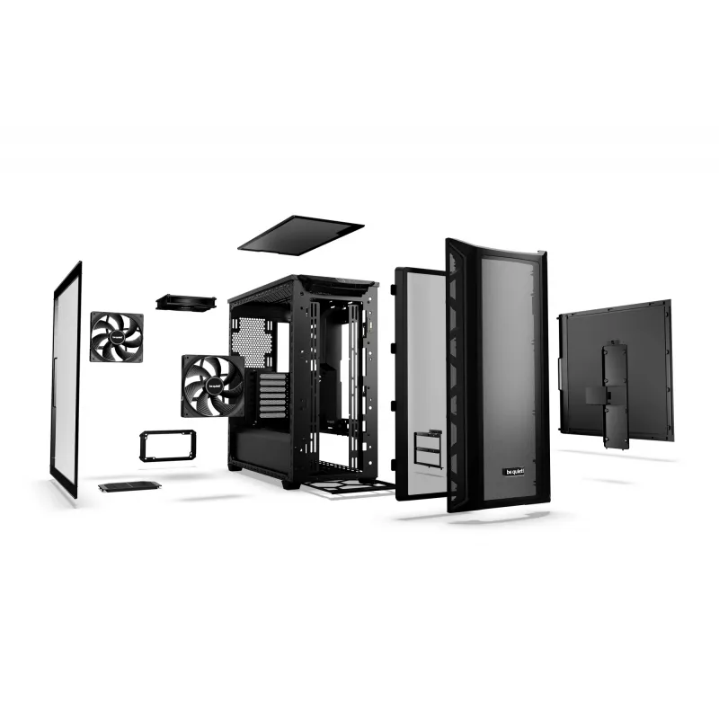 PC korpusas be quiet! Shadow Base 800 Midi Tower juodas