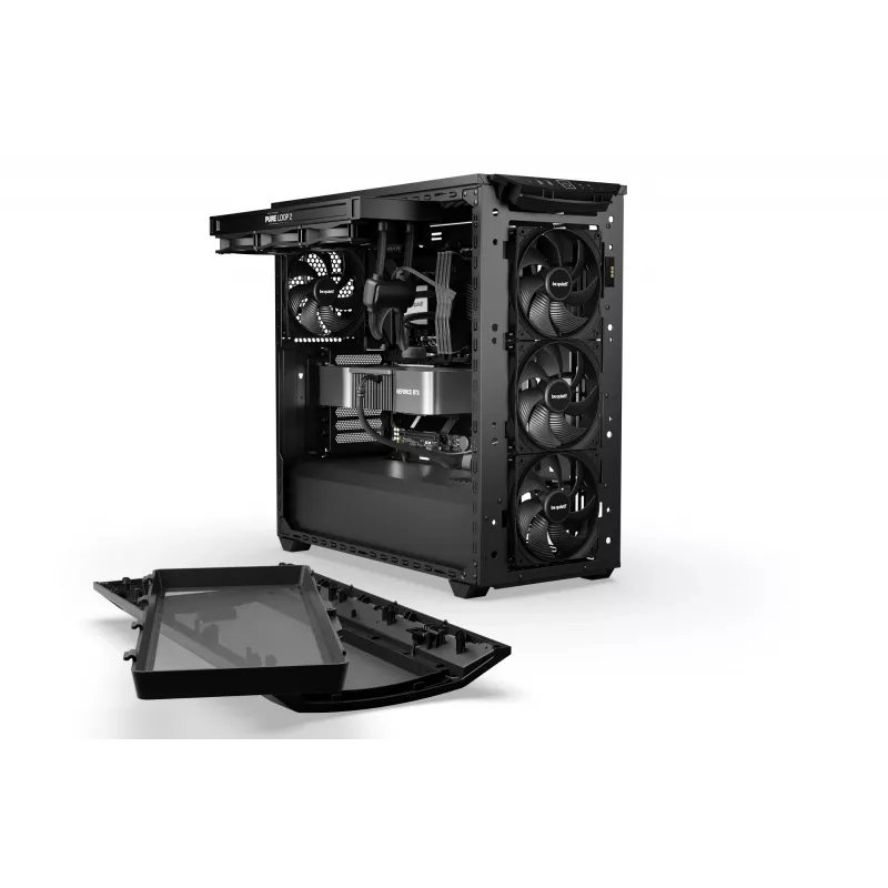 PC korpusas be quiet! Shadow Base 800 Midi Tower juodas