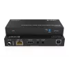 DIGITUS HDBaseT KVM Prailgintuvų rinkinys - 150 m 4K/60Hz USB 1.1 PoC IR juodas