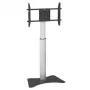 Techly ICA-TR39 grindinis televizoriaus stovas, 32–70 colių, 40 kg, VESA 800x400, juodas/sidabrinis