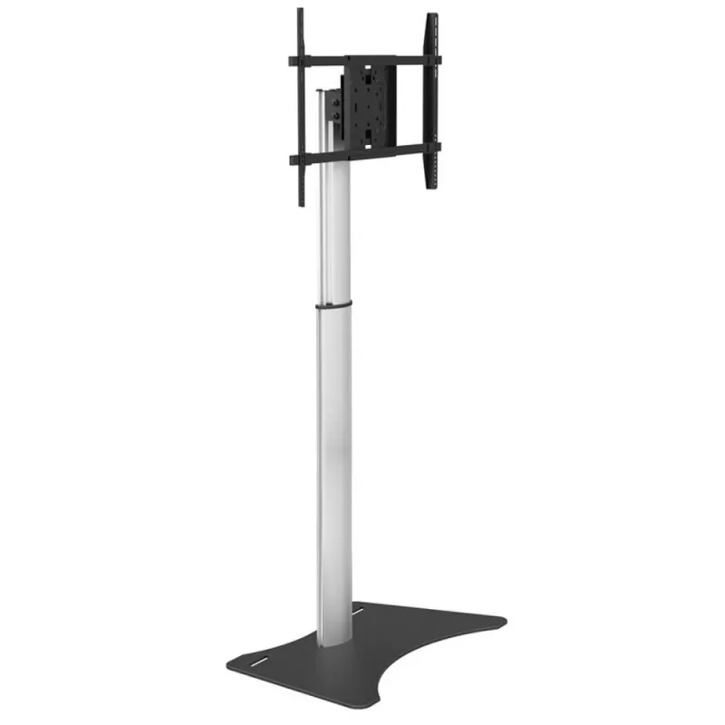 Techly ICA-TR39 grindinis televizoriaus stovas, 32–70 colių, 40 kg, VESA 800x400, juodas/sidabrinis