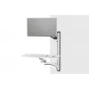 DIGITUS Darbo stotis monitoriui, klaviatūrai ir pelei ant sienos 32 col. 8 kg VESA 75x75/100x100 balta/juoda