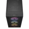 CORSAIR 3000D RGB AIRFLOW vidutinis bokštas (Mid-tower) PC korpusas juodas