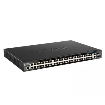 D-Link DGS-1520-52MP valdomas L3 Gigabit Ethernet (10/100/1000) maitinimas per Ethernet (PoE) 1U juodas