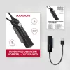Axagon ADSA-FP2A sąsajos plokštė USB 3.2 Gen 1 SATA vyriškas Juoda