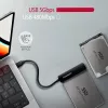 Adapteris Axagon ADSA-FP2C USB-C 5Gbps - SATA 6G, 2.5 inch SSD/HDD SLIM